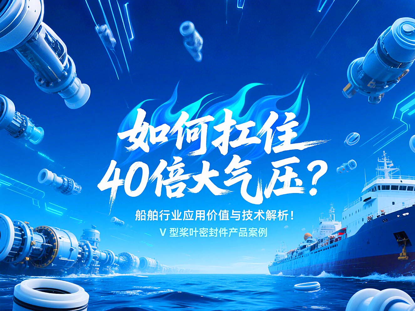 V型槳葉密封件 ?  如何扛住40倍大氣壓：船舶行業應用價值與技術解析！