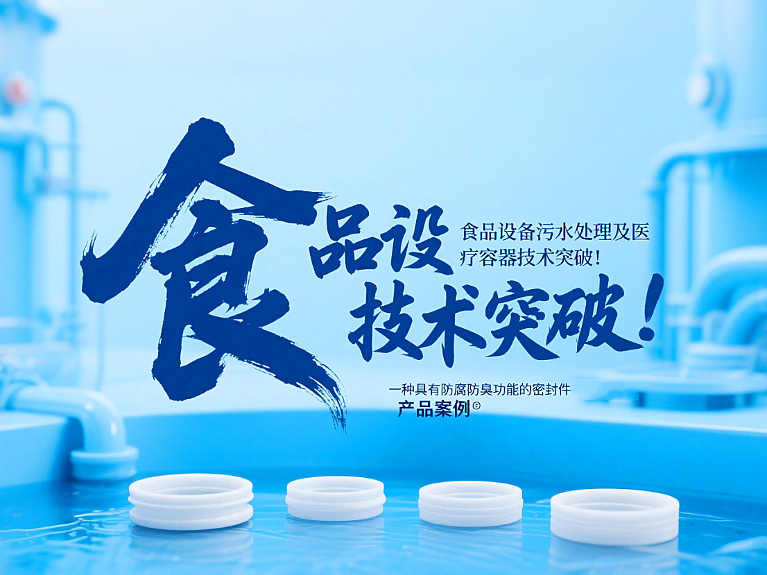 專利產品案例 ? 一種具有防腐防臭功能的密封件:食品設備污水處理及醫療容器技術突破!