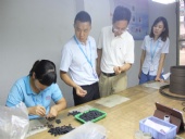 歡迎江蘇省建筑減震(結構消能減震)行業領導來訪東晟密封件廠家參觀